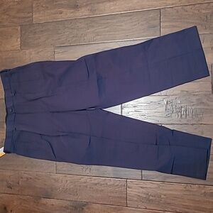 NWT Savane classic navy blue Performance Chinos, size 34x29
